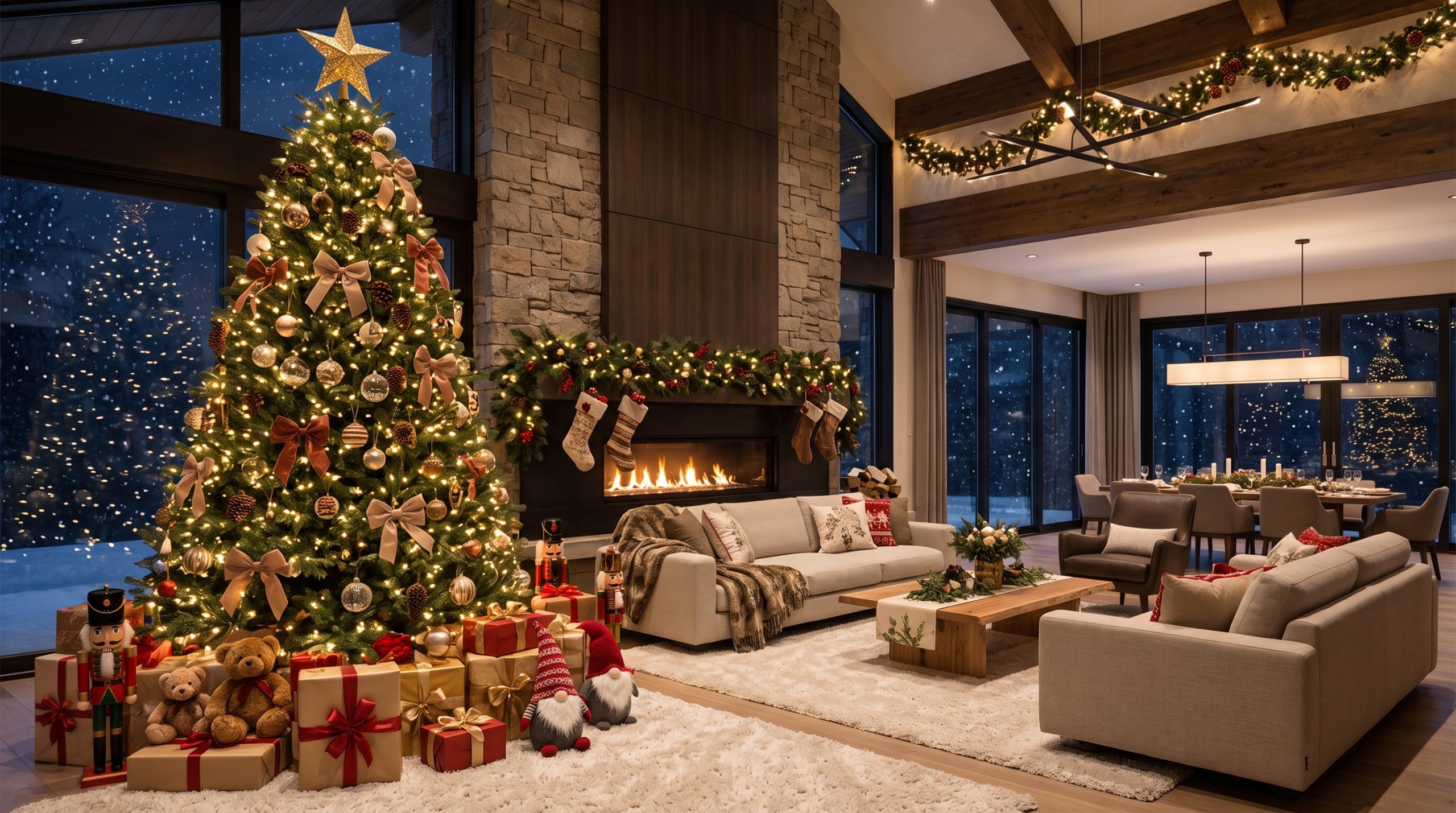Decoración Navideña Integral: Magia, Tendencias y Mesas con Suculentas 13